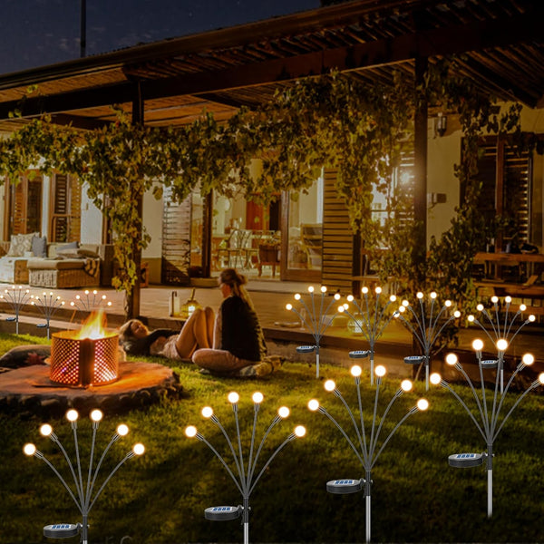 كشاف حدائق على شكل ورد (عرض قطعتين)